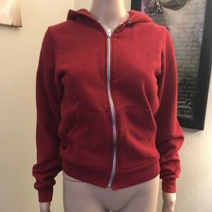 AMERICAN APPAREL RED SWEATER SIZE XS